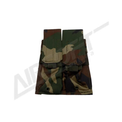 MOLLE RENDSZERŰ DUPLA AK TÁRZSEB - WOODLAND